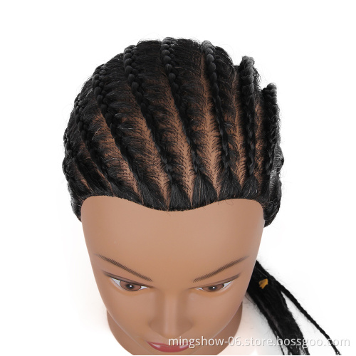factory supplier training head  hand tied  braiding female training mannequin head for salon and school real hair